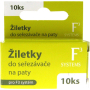 Diva & Nice F3 Systems Žiletky do seřezávače na paty 10 kusů