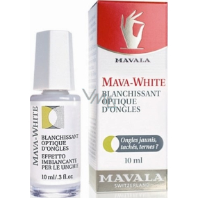 Mavala Mava-White ochranný bělicí lak pro nevýrazné a nebo zažloutlé nehty 10 ml