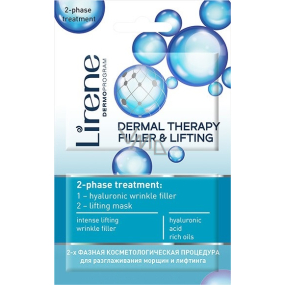Lirene Dermal Therapy Filler & Lifting 2 fázová ošetřující maska 2 x 6 ml