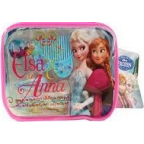 Disney Frozen Elsa a Anna sponky 2 kusy + gumičky do vlasů 2 kusy + mini hřebínek 1 kus + etue, dárková sada