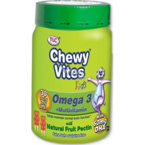 Chewy Vites Omega 3 výživový doplněk pro děti starší 12 měsíců 30 kusů