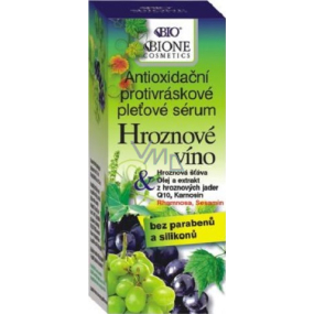 Bione Cosmetics Hroznové víno antioxidační protivráskové pleťové sérum 40 ml