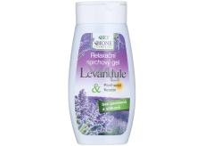 Bione Cosmetics Levandule & Panthenol, Keratin relaxační sprchový gel pro všechny typy pokožky 250 ml