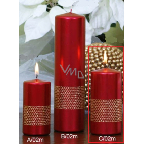 Lima Stuha svíčka červená válec 60 x 120 mm 1 kus