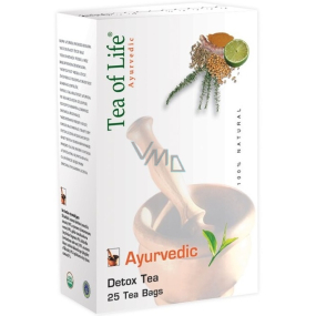 Tea of Life Detox Tea ajurvédský bio detoxikační čaj 25 x 2 g
