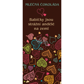 Bohemia Gifts Mléčná čokoláda Babičce, dárková 100 g