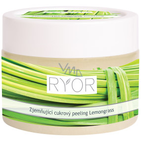 Ryor Lemongrass zjemňující cukrový tělový peeling 325 g