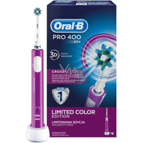 Oral-B Pro 400 CrossAction Purple elektrický zubní kartáček 1 kus