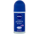Nivea Protect & Care kuličkový antiperspirant roll-on pro ženy 50 ml