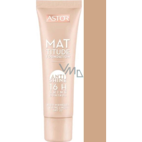 Astor Mattitude Foundation Anti Shine 16h Shine Control make-up 102 Golden Beige 30 ml