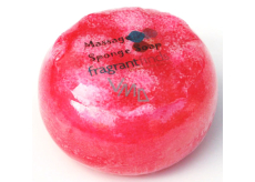 Fragrant Red Delicious Glycerinové mýdlo masážní s houbou naplněnou vůní parfému DKNY Red Delicious v barvě červené 200 g
