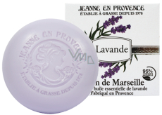 Jeanne en Provence Lavande Levandule tuhé toaletní mýdlo 100 g