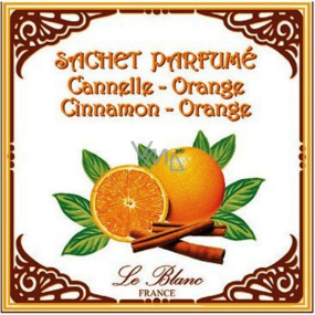 Le Blanc Cinnamon Orange - Skořice a pomeranč Vonný sáček Skořice a pomeranč 11 x 11 cm 8 g