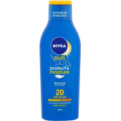Nivea Sun Protect & Moisture OF20+ hydratační mléko na opalování 200 ml