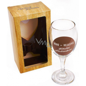 Albi Sklenička na víno Víno je nejlepší přírodní afrodisiakum 220 ml