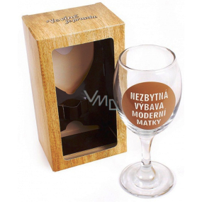 Albi Sklenička na víno Nezbytná výbava pro matky 220 ml