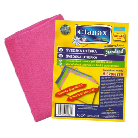 Clanax Standart Švédská utěrka mikrovlákno 40 x 40 cm, 205 g