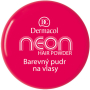 Dermacol Neon Hair Powder barevný pudr na vlasy 09 Pink With Glitters 2,2 g