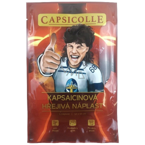 Capsicolle Kapsaicinová hřejivá náplast 12 x 18 cm 1 kus