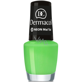 Dermacol Neon Polish Neonový lak na nehty 23 Mai Tai 5 ml