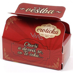 Albi Čoko věštba Pravé Belgické pralinky s Erotickou věštbou, 2 pralinky, 1 svitek s věštbou