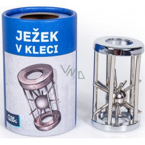 Albi Hlavolam Ježek v kleci kovový 4,5 cm x 7,5 cm