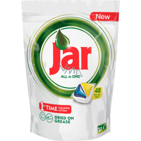 Jar All in One Lemon kapsle do myčky nádobí 48 kusů