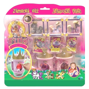 Filly Princess Zámecká věž figurka s korunkou 3 kusy, doporučený věk 3+