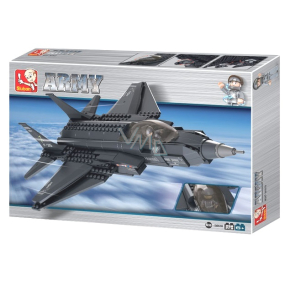 EP Line Sluban Army Bojový letoun F35 stavebnice 252 dílků, doporučený věk 6+