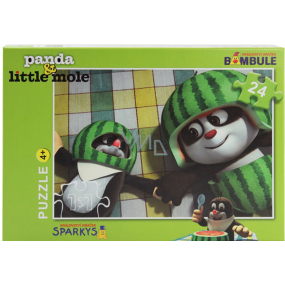 EP Line Puzzle Krtek a Panda s melounem 24 dílků, doporučený věk 4+