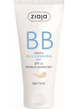 Ziaja BB SPF 15 krém mastná a smíšená pleť 01 Light 50 ml