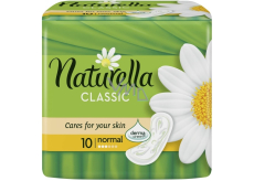 Naturella Classic Normal hygienické vložky s vůní heřmánku 10 kusů