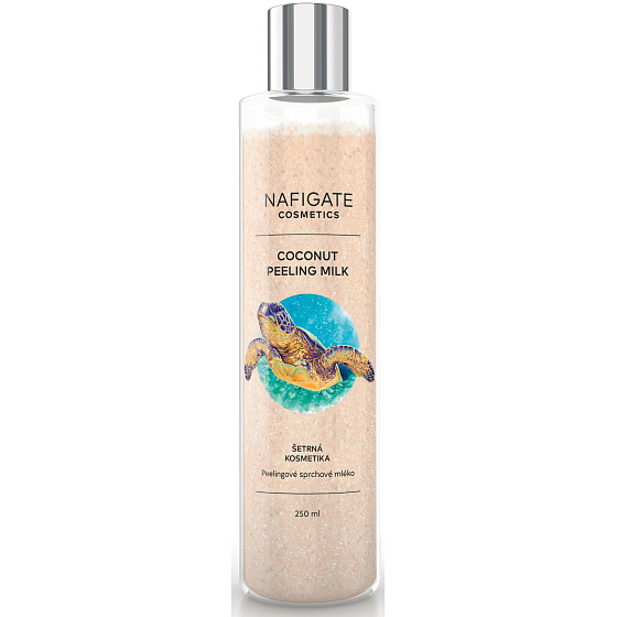 Nafigate Cosmetics Coconut peelingové sprchové mléko s přírodním polymerem P3HB 250 ml