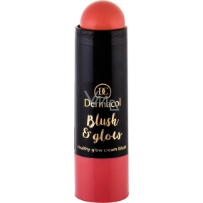 Dermacol Blush & Glow krémová rozjasňující tvářenka stick 06 6,4 g