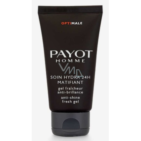 Payot Optimale Soin Hydra 24h Matifiant Osvěžující hydratační gel zabraňující lesku pro muže 50 ml