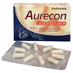 Fytofontana Aurecon RingStop přírodní přípravek pro zdravý sluch 30 kapslí