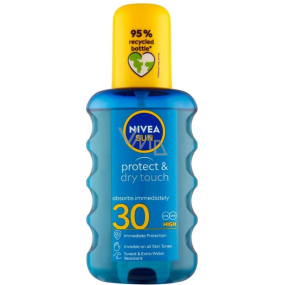 Nivea Sun Protect & Dry Touch OF30 neviditelný sprej na opalování 200 ml