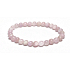Kunzit náramek elastický přírodní kámen, kulička 6 mm / 16 - 17 cm, kámen emocí