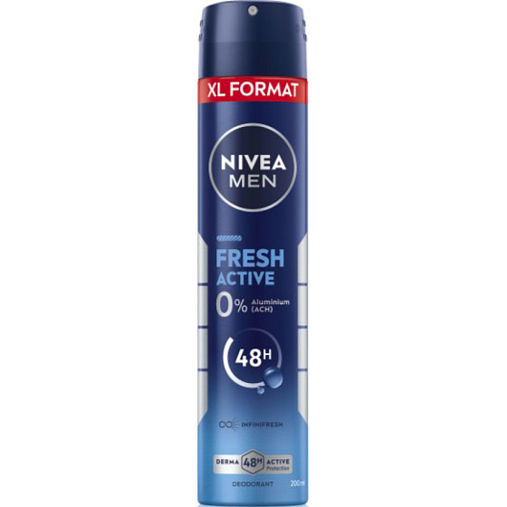 Nivea Men Fresh Active pánský deodorant, 200 ml