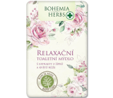 Bohemia Gifts Šípek a růže relaxační toaletní mýdlo s glycerinem 100 g