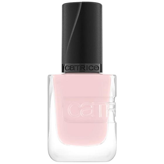 Catrice Gel Affair lak na nehty 004 Rosy Bowtastic, 10,5 ml. Gelový lak v jemném růžovém odstínu, který poskytuje intenzivní barvu, vysoký lesk a dlouhotrvající výdrž.