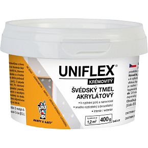 Uniflex akrylátový švédský tmel 400 g