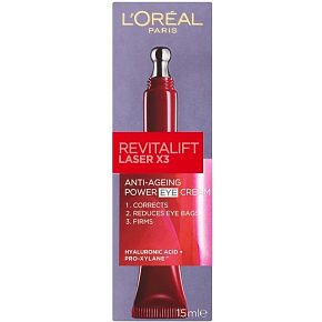 L'Oréal Paris Revitalift Laser X3 oční krém, 15 ml