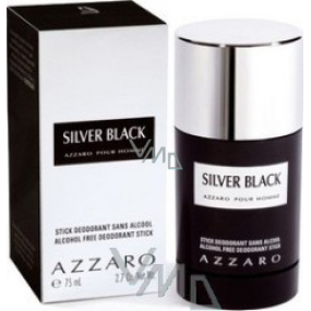 Azzaro Silver Black deodorant stick pro muže 75 ml