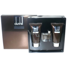 Dunhill for Men toaletní voda + balzám po holení + sprchový gel, Miniatura kosmetická sada