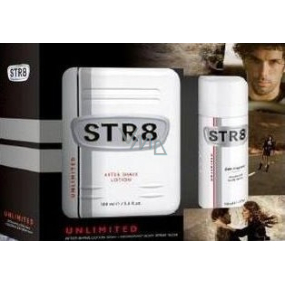 Str8 Unlimited voda po holení 100 ml + deodorant sprej 150 ml, kosmetická sada