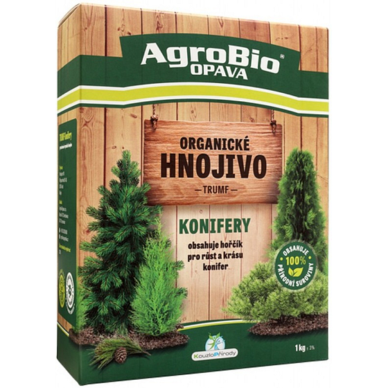 AgroBio Trumf Konifery přírodní granulované organické hnojivo 1 kg 428412, 10/2029