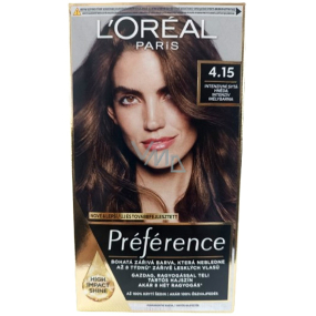 Loreal Paris Préférence barva na vlasy 4.15 Caracas Intenzivní ledově kaštanová