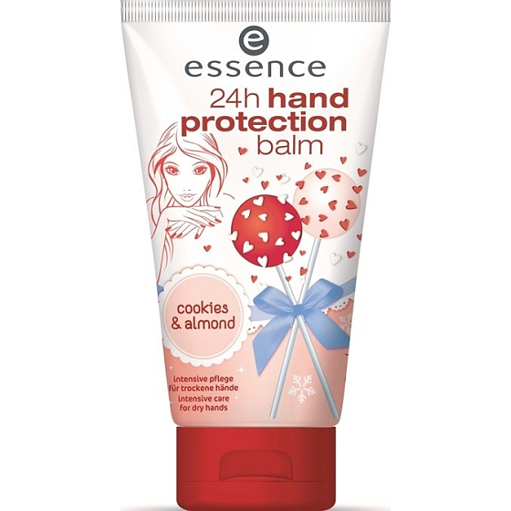 Essence 24h Hand Protection Balm Cookies & Almond ochranný krém na ruce 100 ml