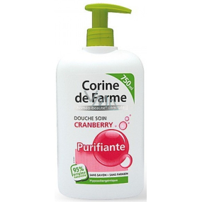 Corine de Farme Cranberry sprchový gel s dávkovačem 750 ml